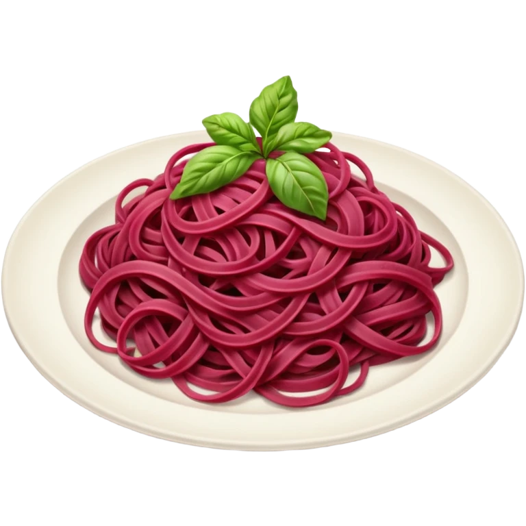 beetroot pasta emoji