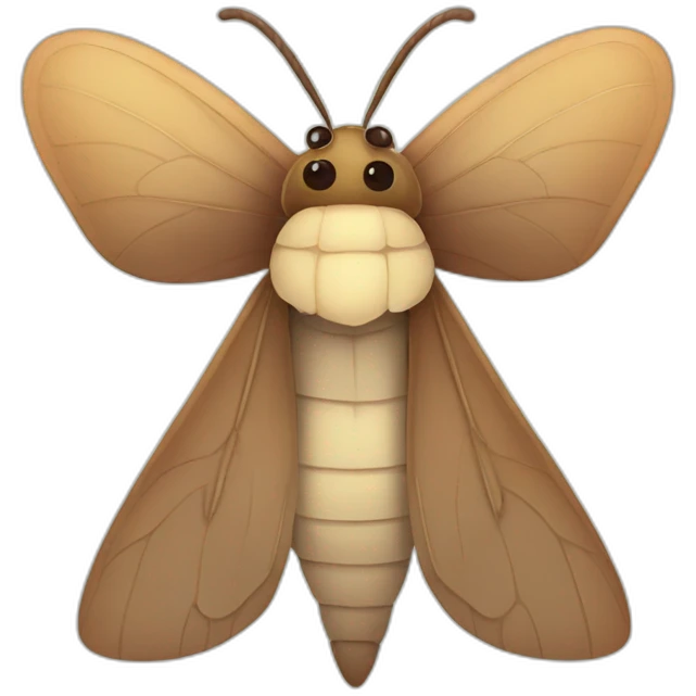 Cute Moth emoji