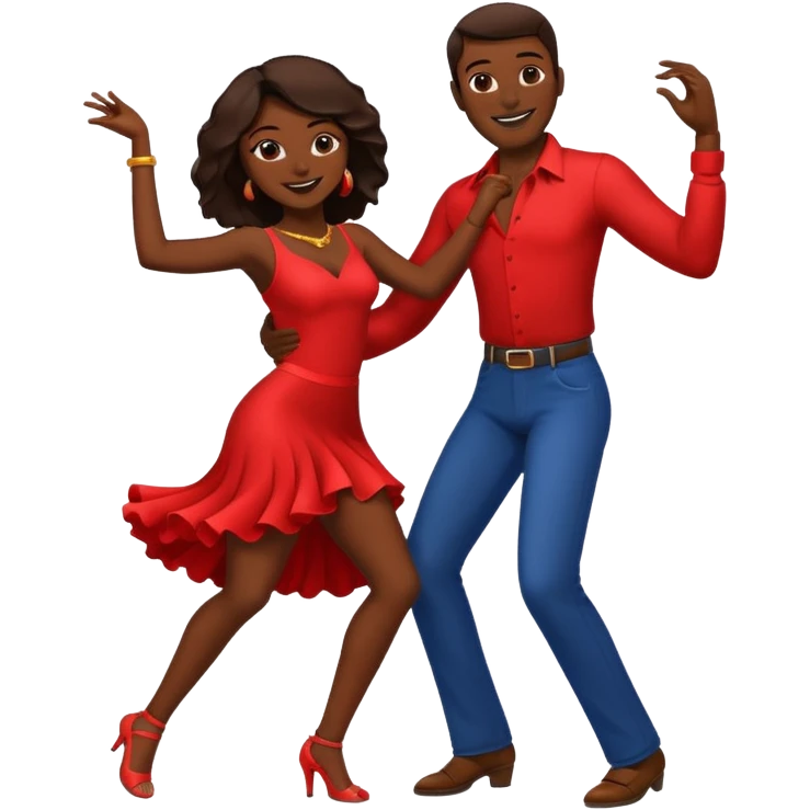 A couple dancing salsa emoji