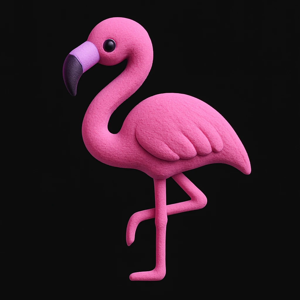 flamingo emoji