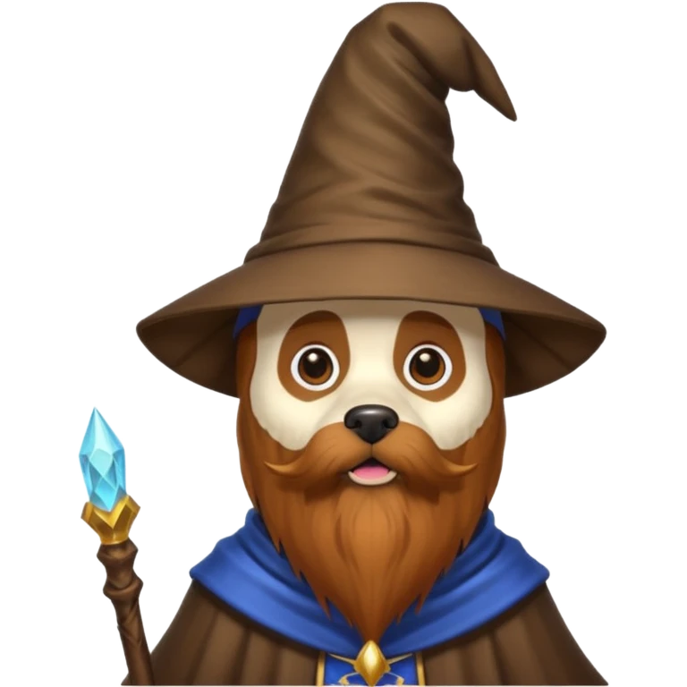 Dog wizard emoji