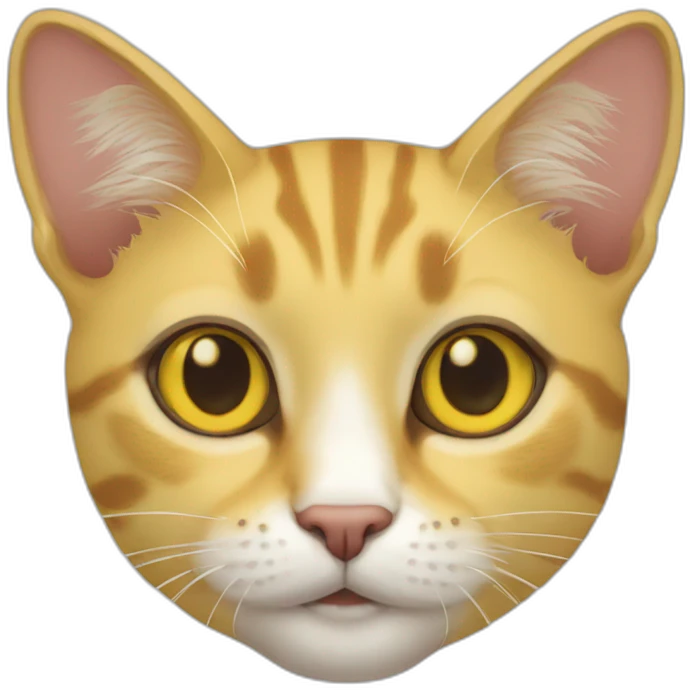 Yellow brazilian street cat emoji