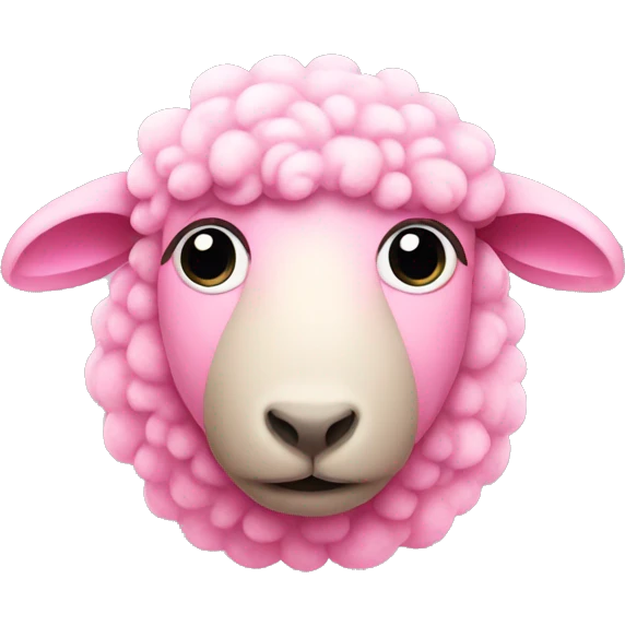 pink sheep emoji