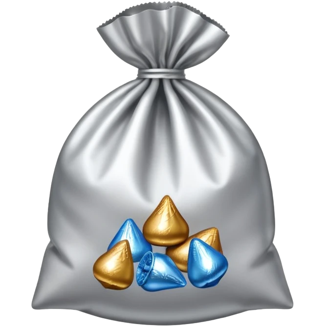 Bag of Hershey’s kisses emoji