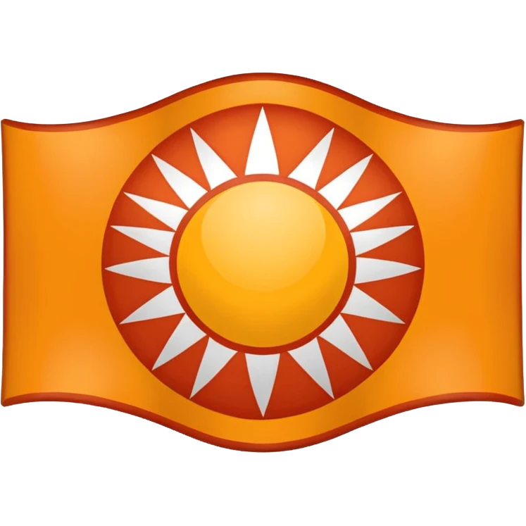 Orange Cherokee flag emoji
