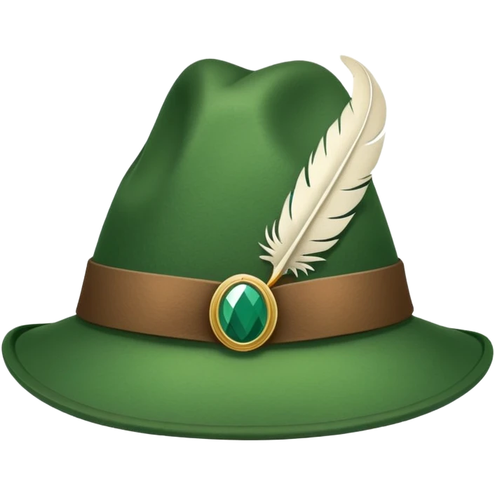 tyrolean hat emoji