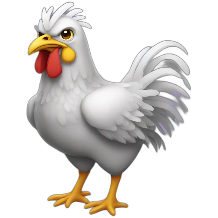 cyber chicken emoji