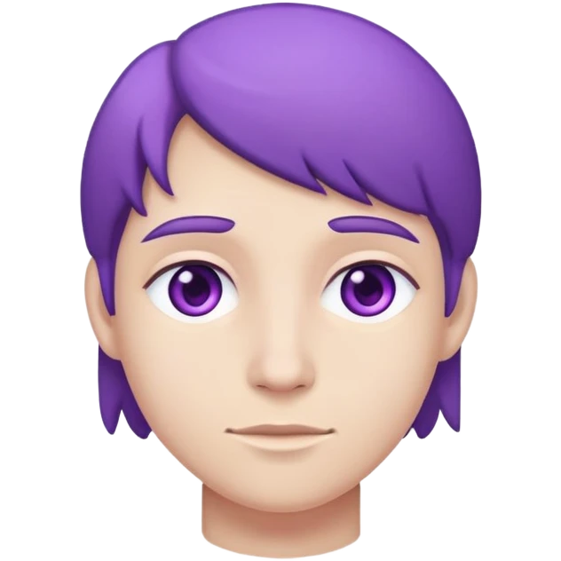 Purple people emoji
