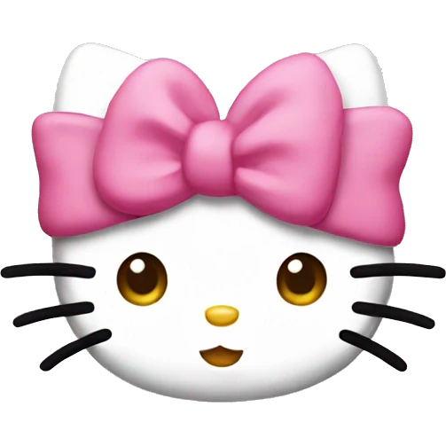 Hello kitty emoji