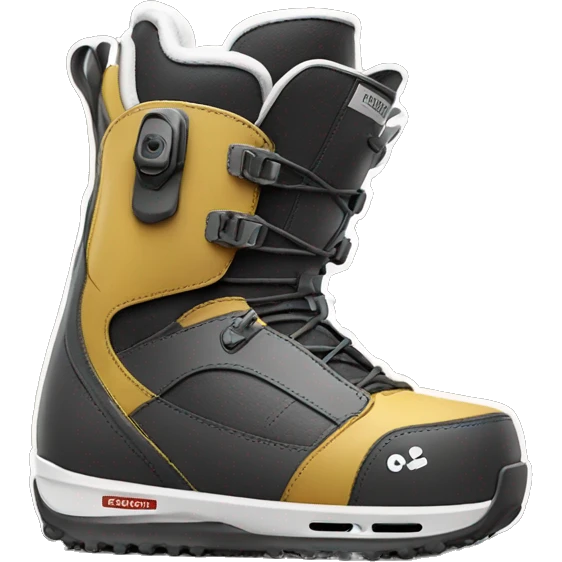 snowboarding boot, burton, boa emoji