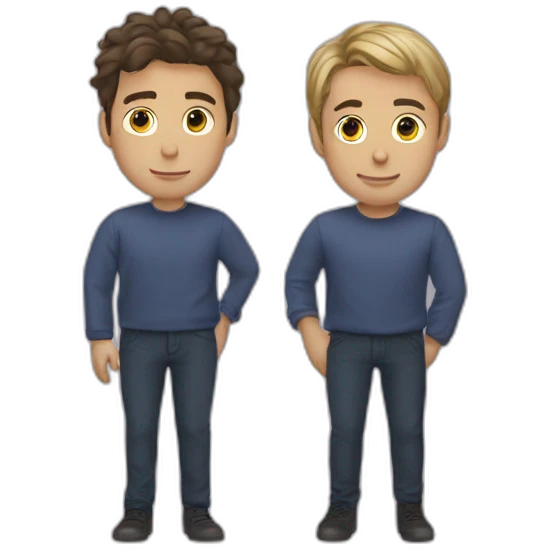 Thibaut et Amaury emoji