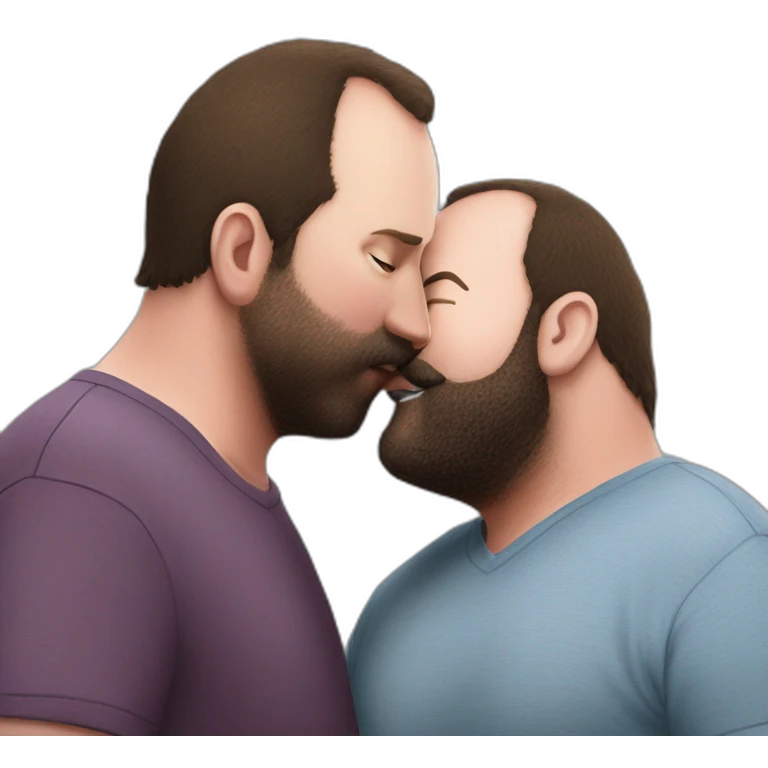 tom segura kissing bert kreischer emoji