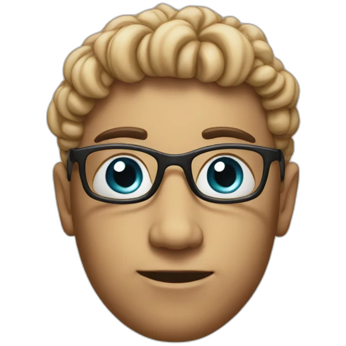 brainy emoji