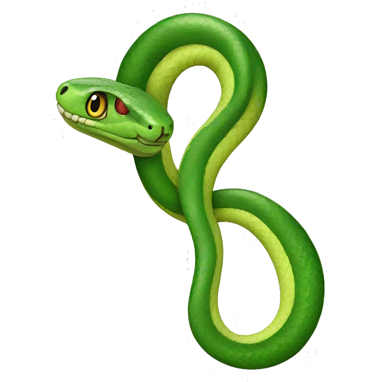 green snake emoji