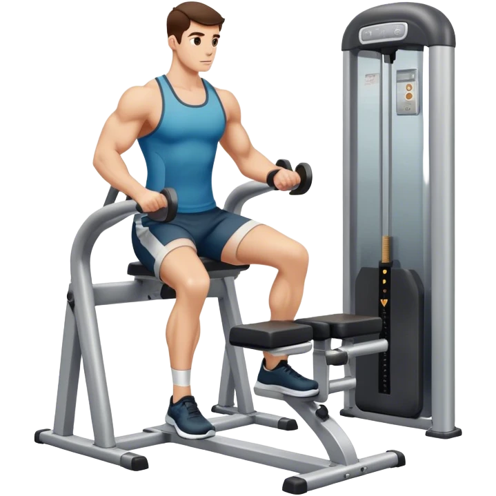 how to use gym calf-raise machine emoji