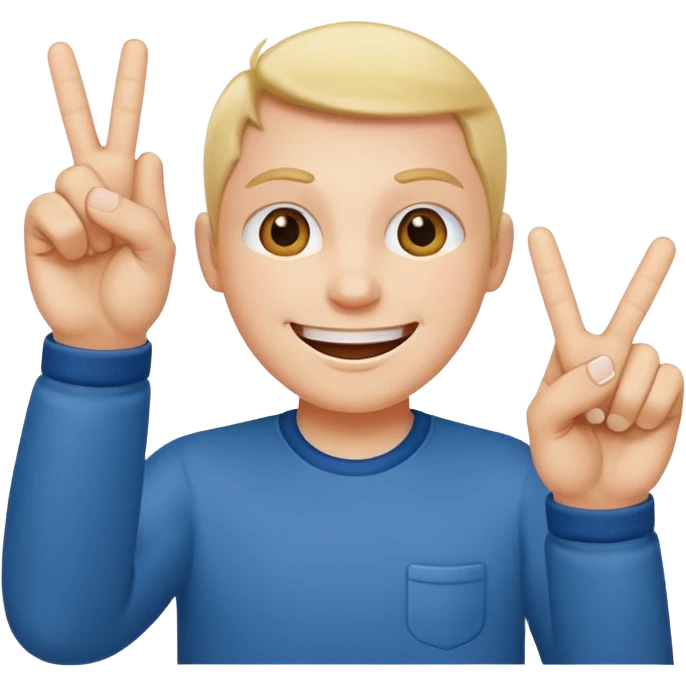 🙂+🖕🖕 emoji