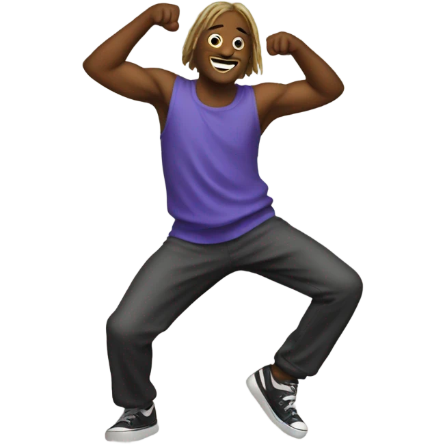 Dancing 90s emoji