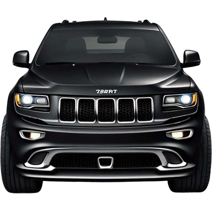 All black SRT Jeep Grand Cherokee  emoji