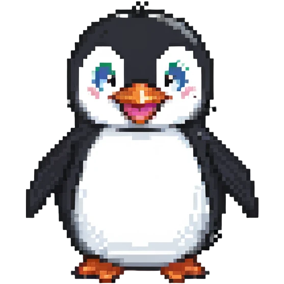 laughing penguin emoji