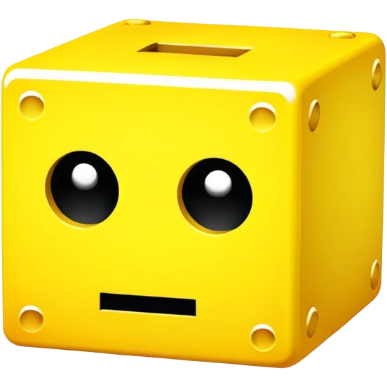 geometry dash cube character emoji