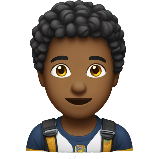 criança brincando emoji