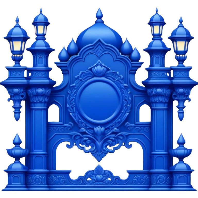 Royal Blue Aesthetic Scenery Decoration emoji