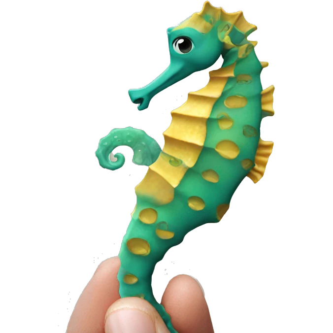 Seahorse in miami emoji