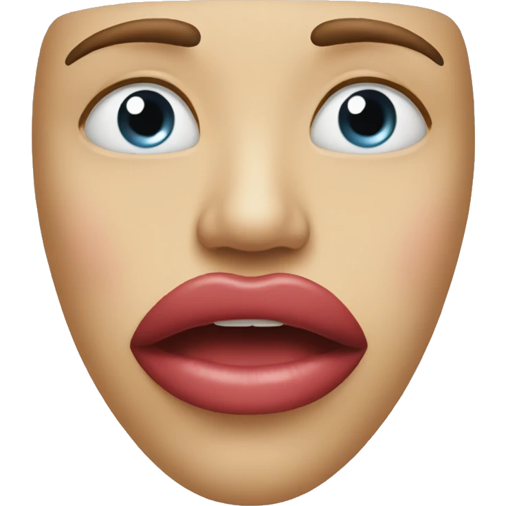 Big lips emoji