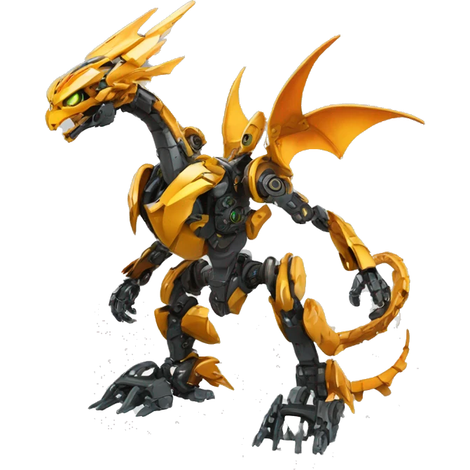 Mechanical Pokémon-dragon-Bionicle-Mecha full body emoji