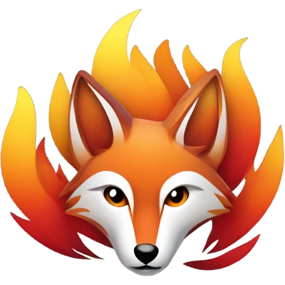 Firefox flame emoji