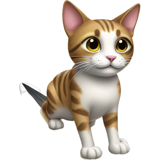 Cat on surfboard emoji