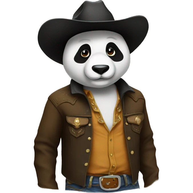 Cowboy Panda emoji