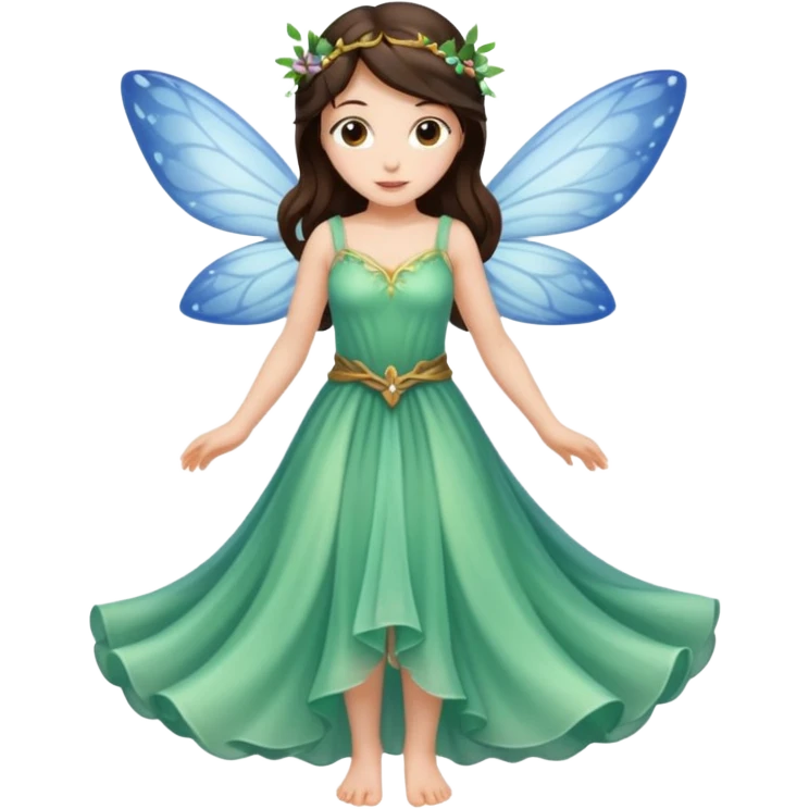 brunette fairy  emoji