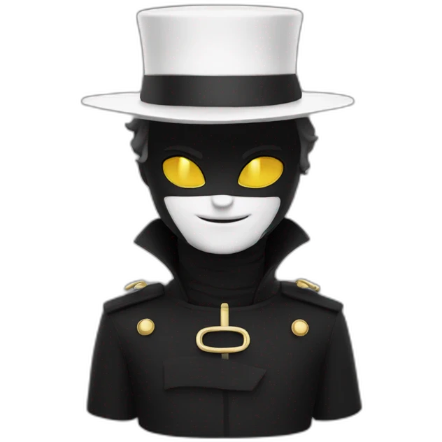 Chat noir et blanc emoji