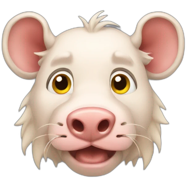 Cochon lion emoji