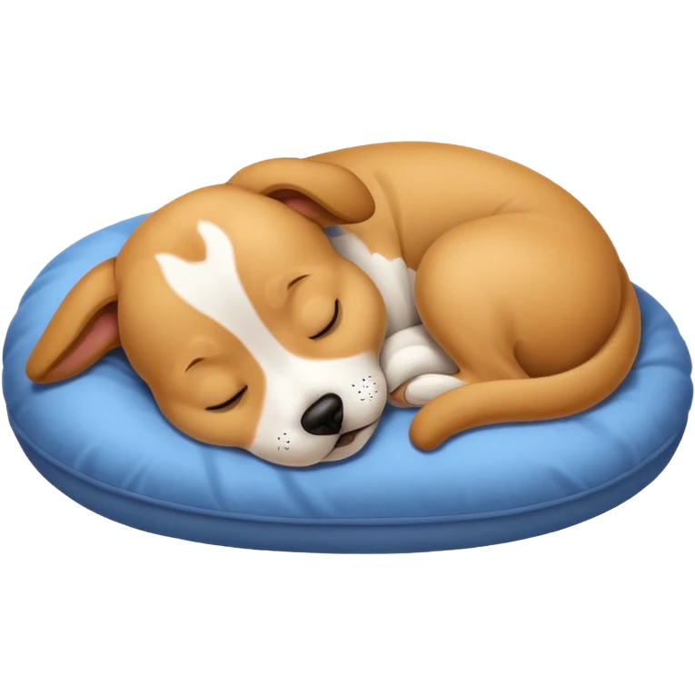 Cute sleeping dog emoji