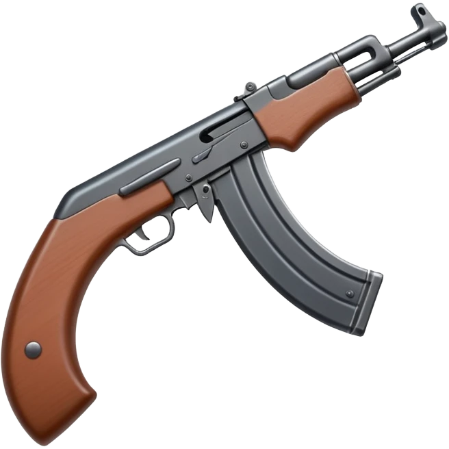 sickle as a bayonet for an Ak 47 emoji