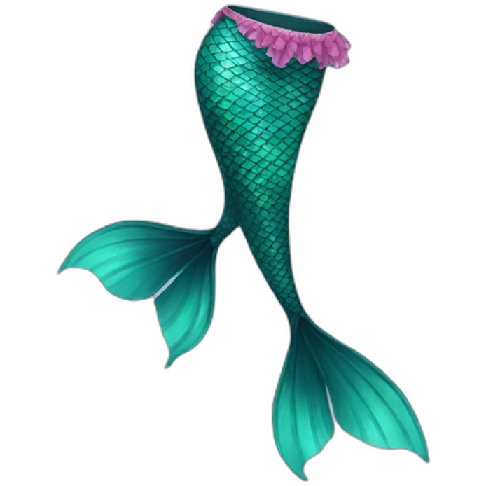 Mermaid tail emoji