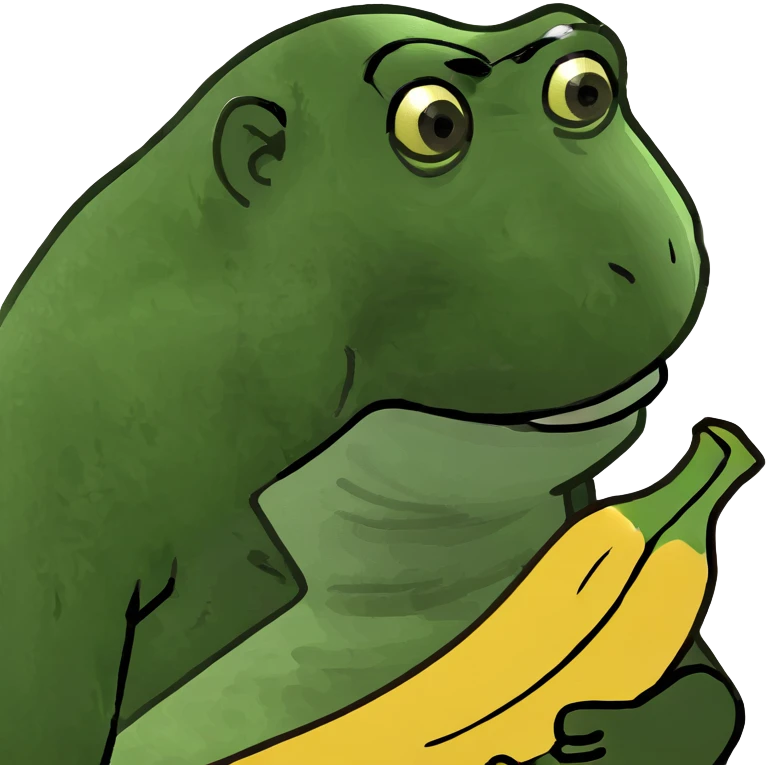 chimpanzee as a bannana  emoji