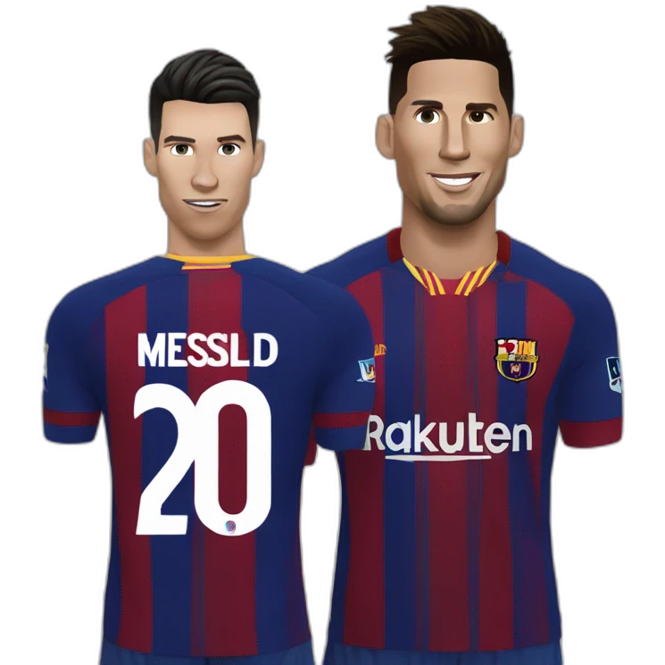 ronaldo messi emoji