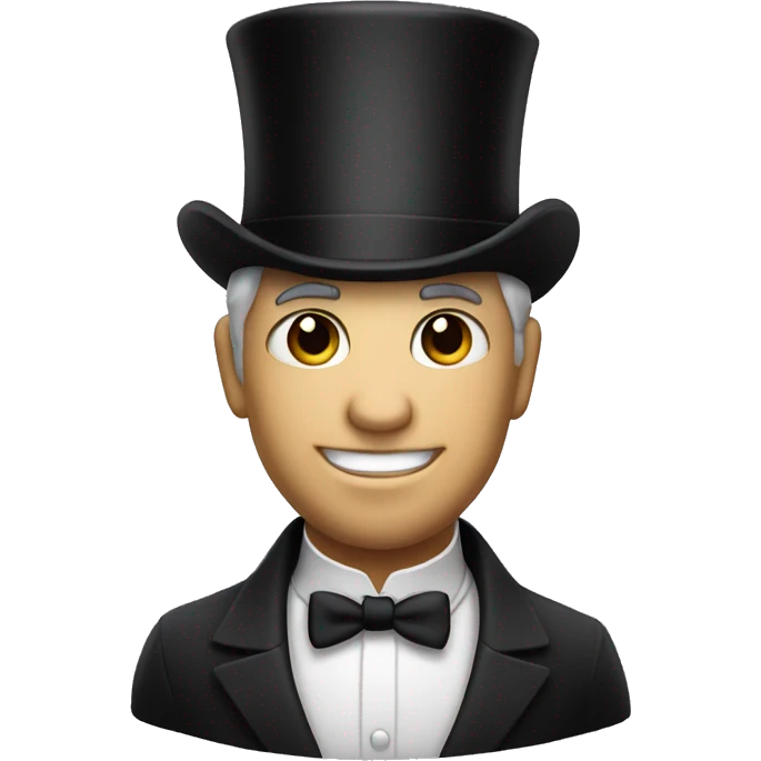 butler with silk top hat emoji