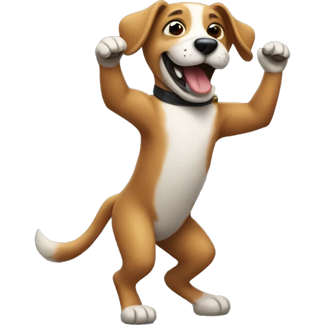dog dancing  emoji