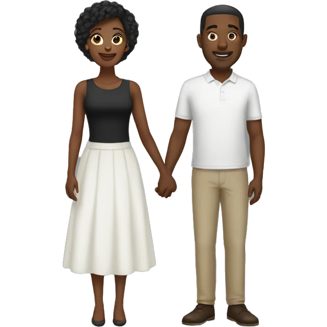 Black couple  emoji