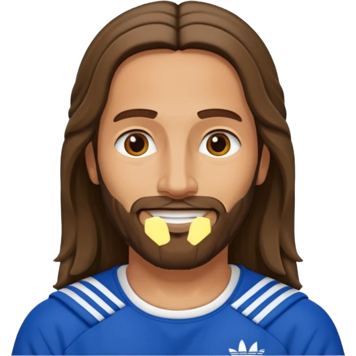 jesus in adidas clothes looking cool emoji