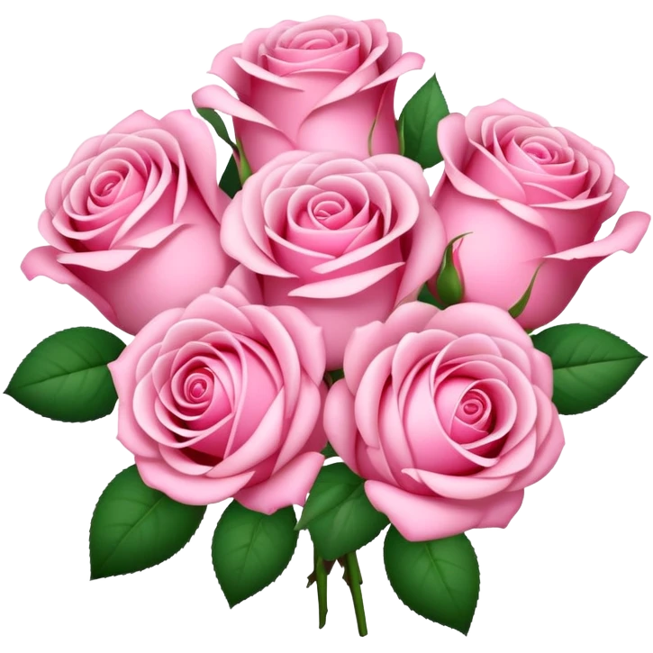 bouquet of pink flowers  emoji