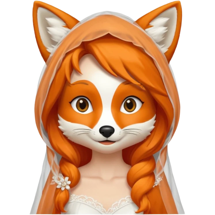 bride fox emoji
