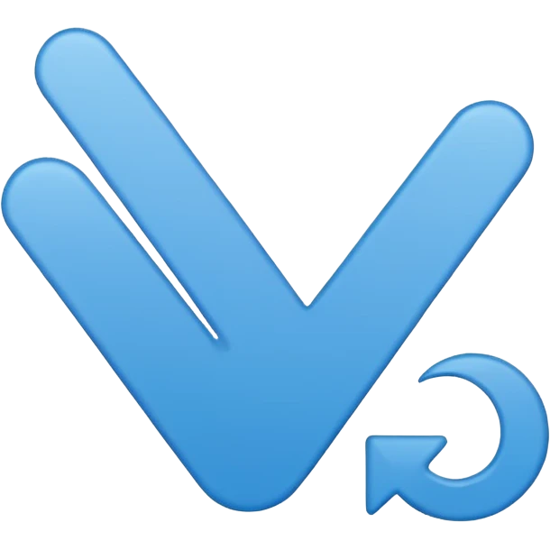 make a blue tick emoji emoji