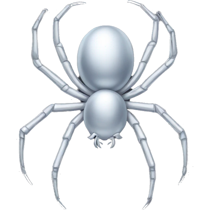 Silver spider  emoji