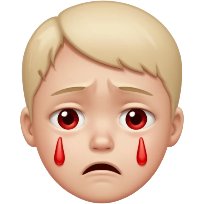 Crying kid emoji