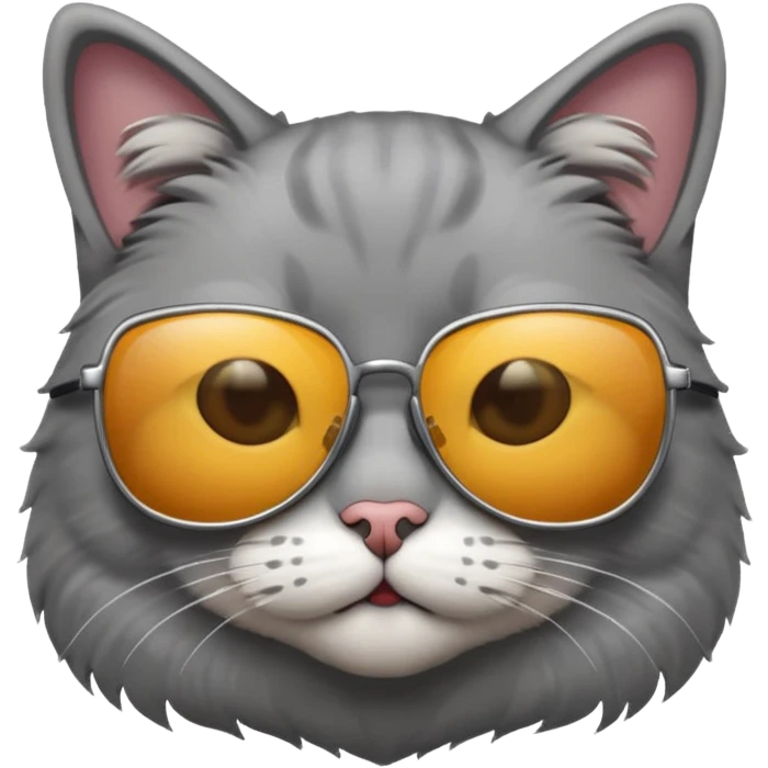 Cat wearing sunglasses emoji
